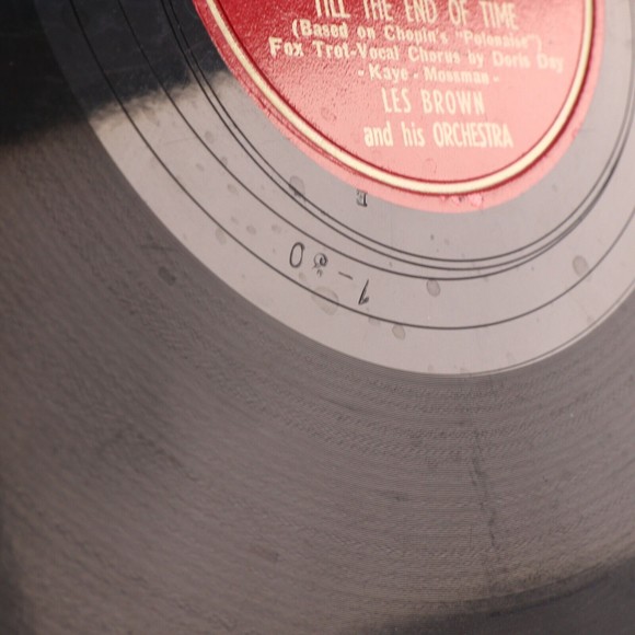 Les Brown - Till The End Of Time / He'll Have To Cross Atlan 78 rpm Record 36828 - Picture 7 of 16